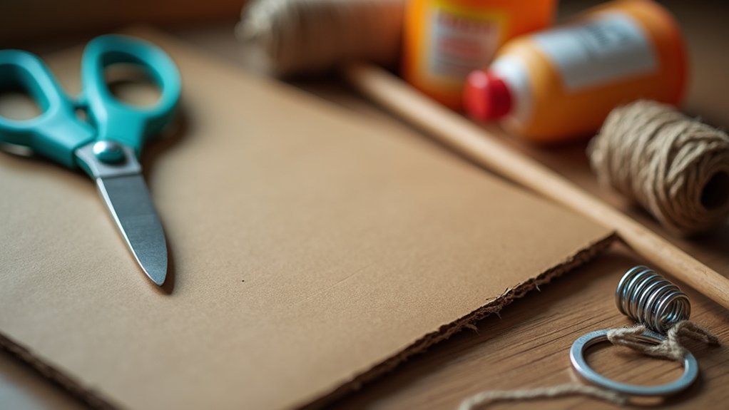 cardboard mouse trap materials needed