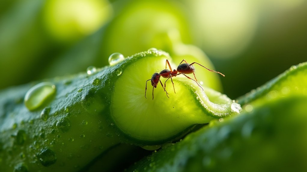 cucumber peels repel ants