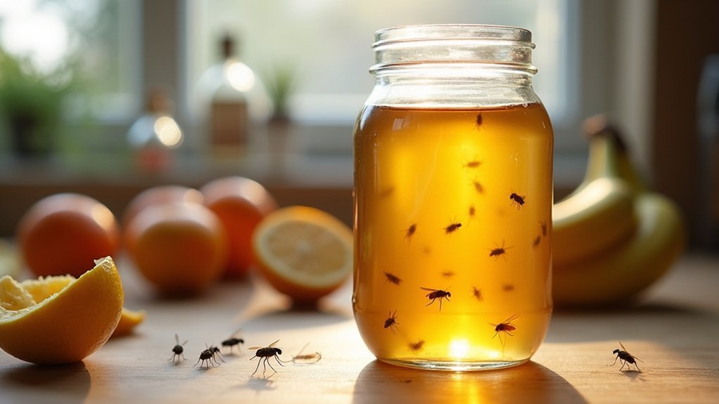 diy organic fruit fly traps