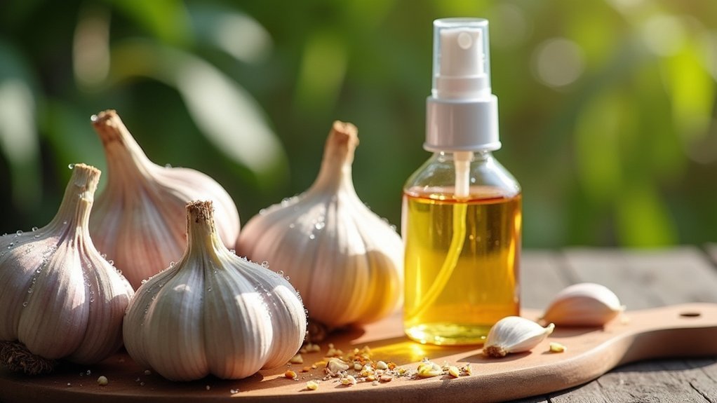 garlic repels mosquitoes naturally