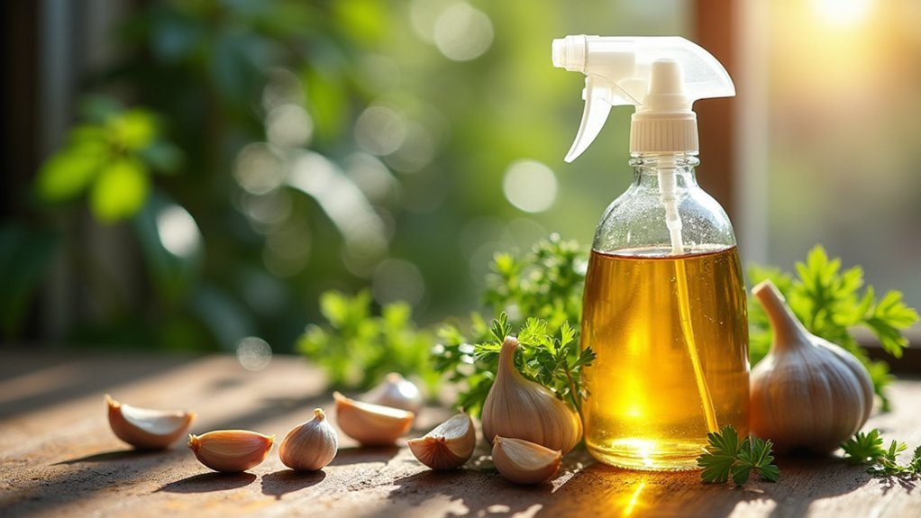 garlic spray repels mosquitoes