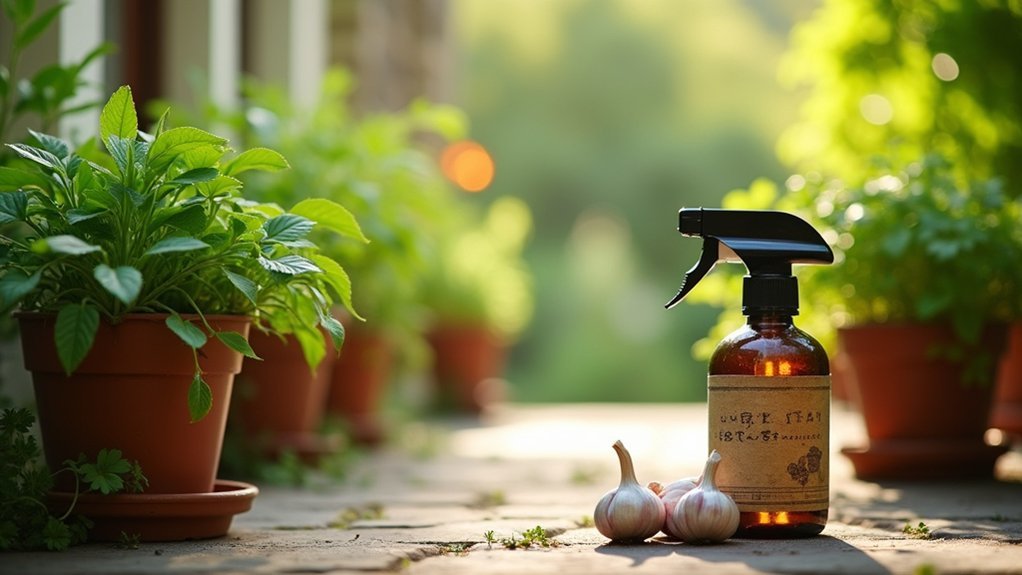 garlic spray repels mosquitoes