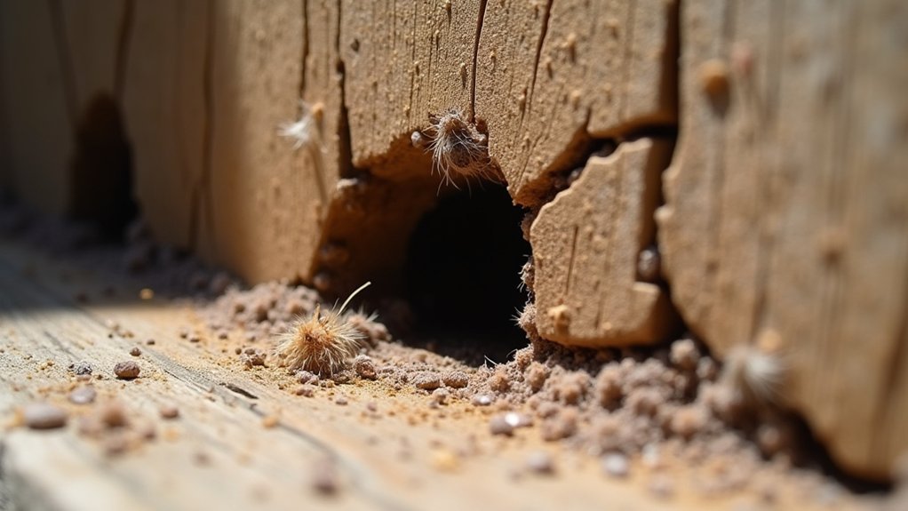 identifying rodent entry points