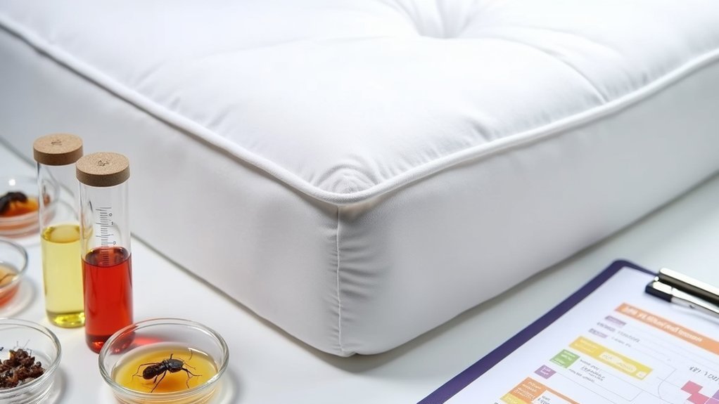 lab tested bedbug mattress covers