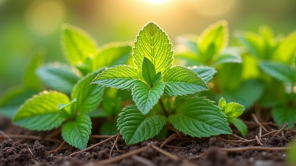 mint repels ants effectively