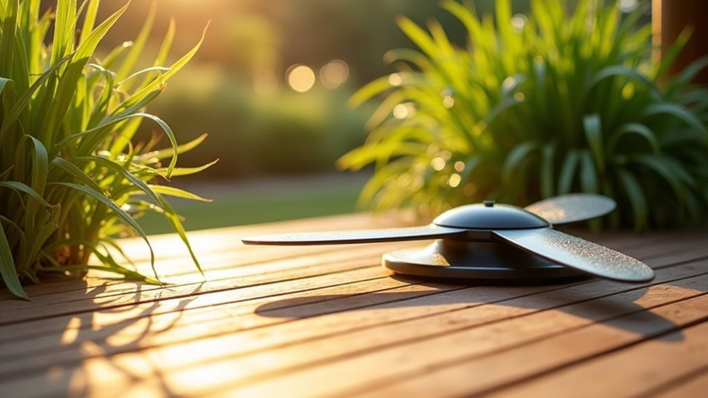 outdoor fans deter mosquitoes