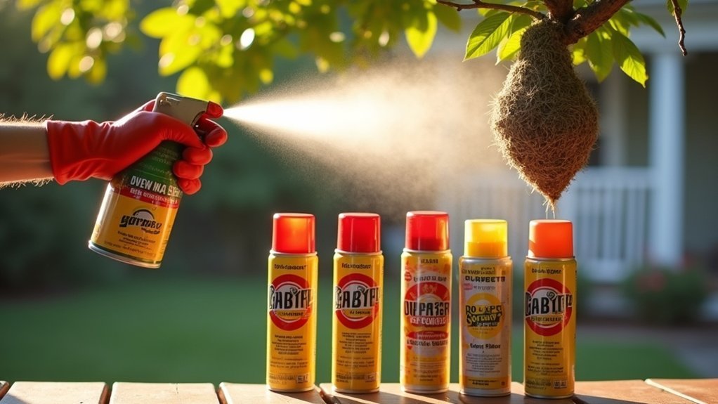 powerful wasp and hornet sprays
