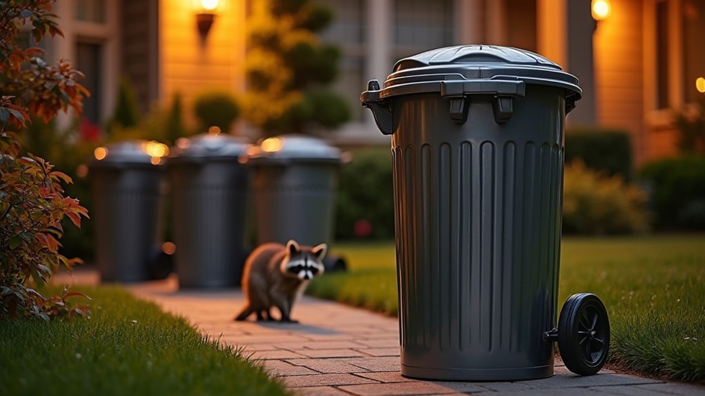 raccoon proof garbage cans selection
