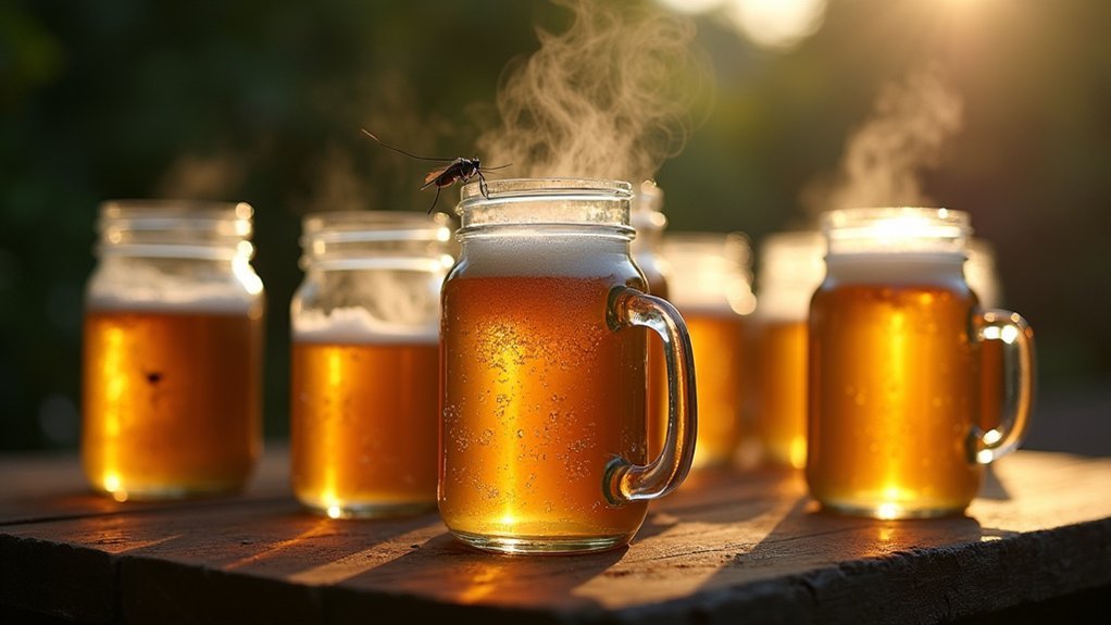 stale beer mosquito trap
