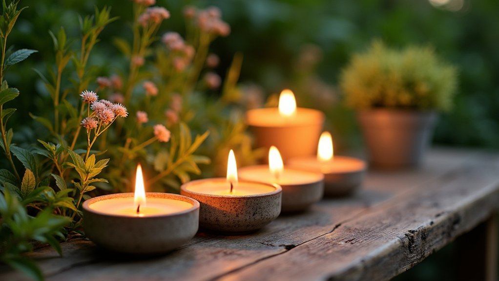 strategic citronella candle placement