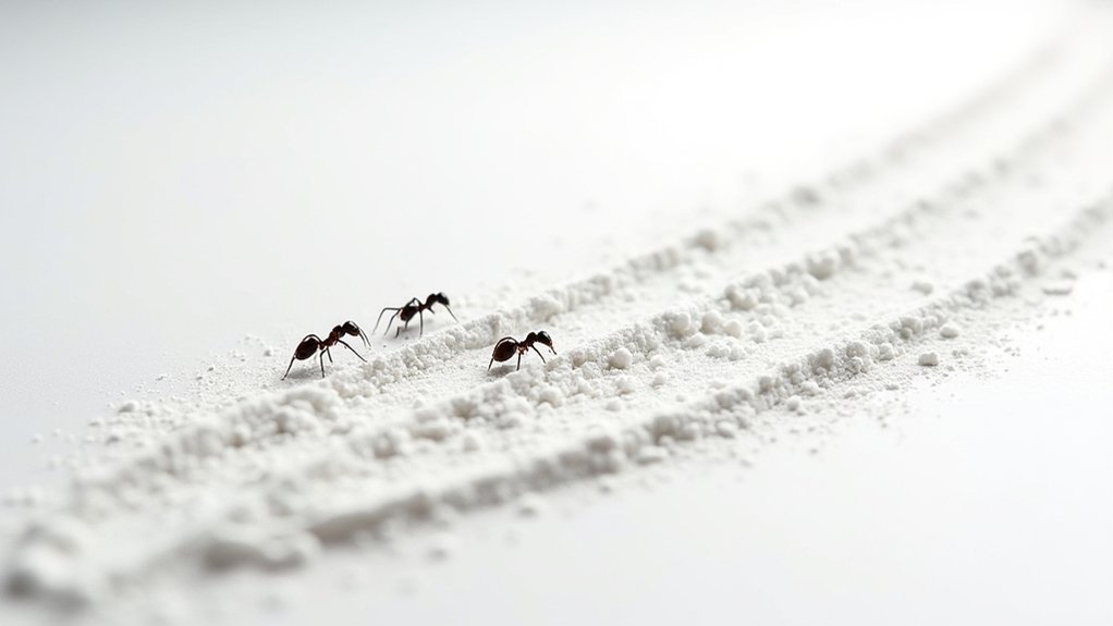 talcum powder ant deterrent