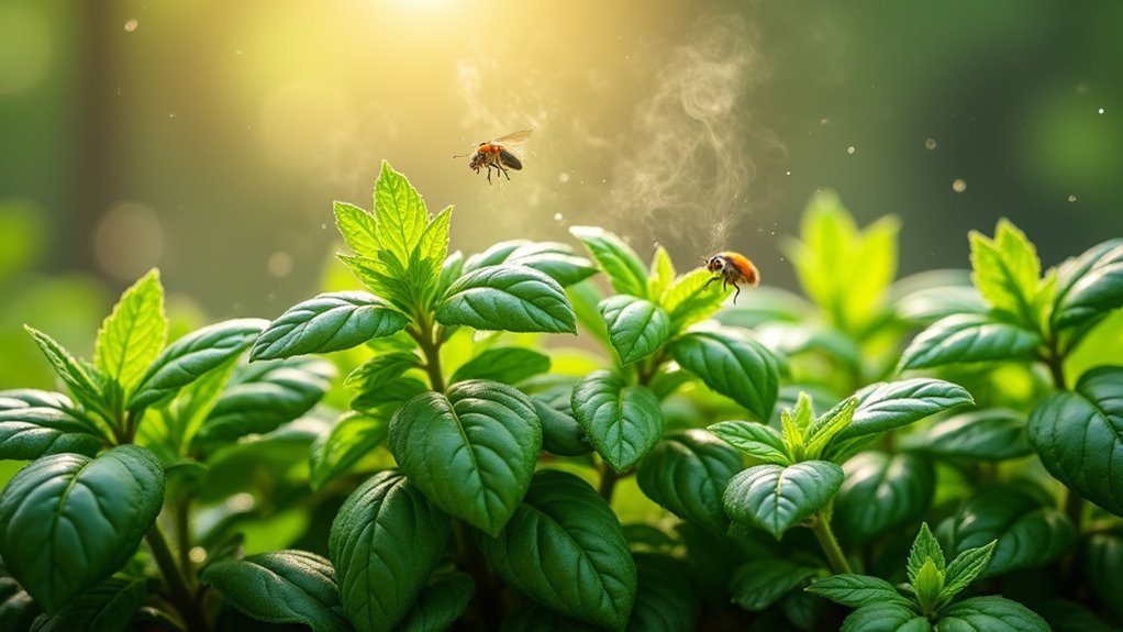 aromatic herbs repel pests