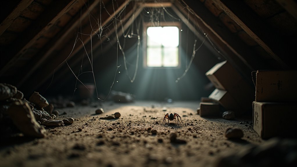 attractive attic spider sanctuary