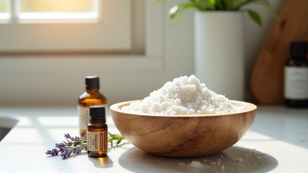 baking soda and essential oils