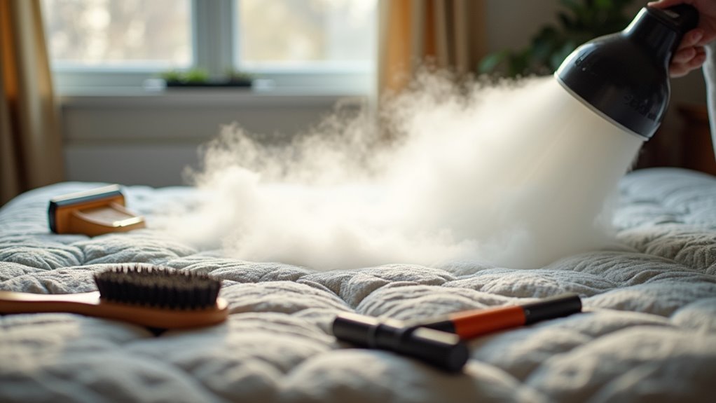 bed bug steam removal
