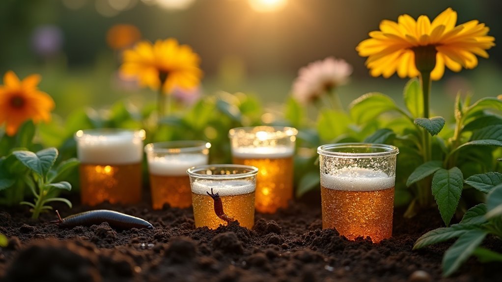 beer traps for slugs