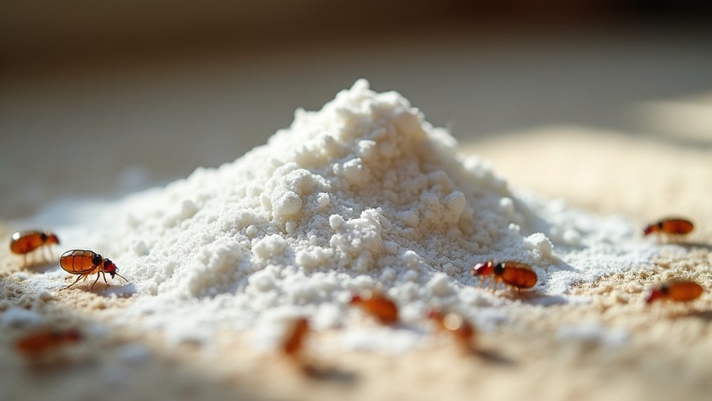 borax as flea desiccant