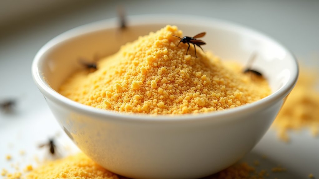 boric acid cornmeal mixture