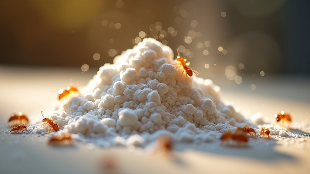 boric acid dehydrates termites effectively