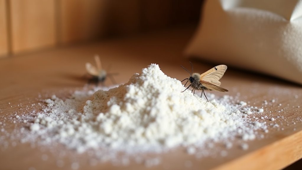 boric acid effectively eliminates moths