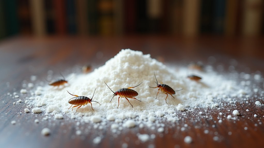 boric acid effectively eliminates silverfish