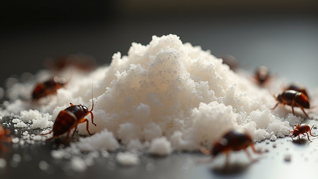 boric acid kills roaches