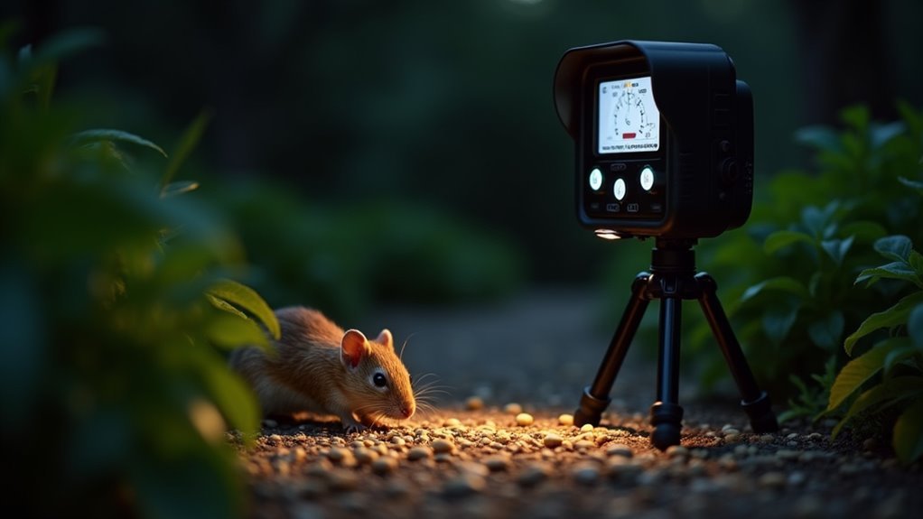 camera sensitivity for rodents