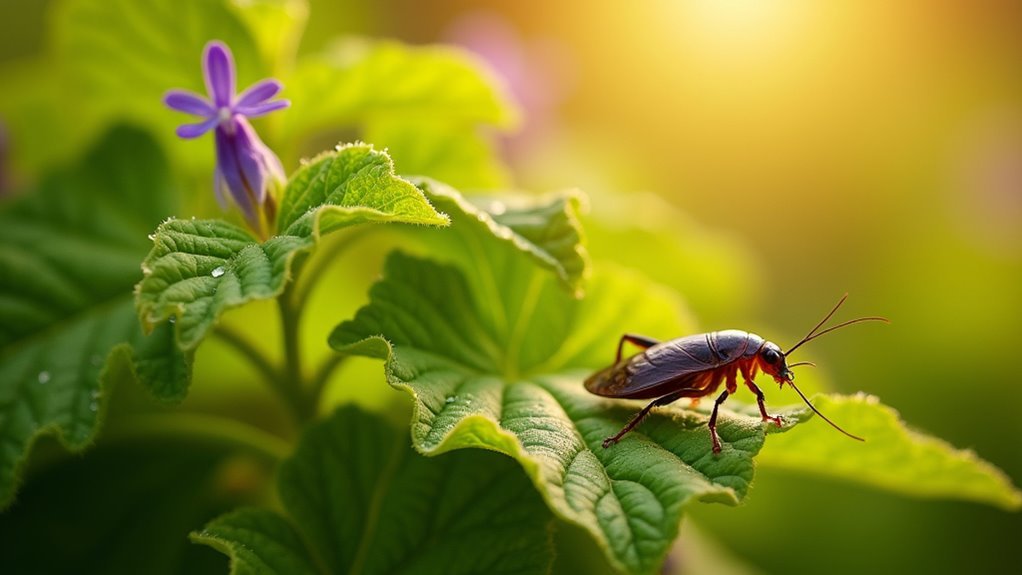 catnip repels cockroaches naturally