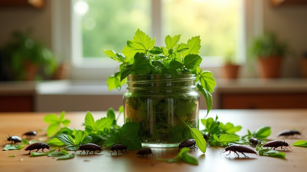 catnip repels cockroaches naturally