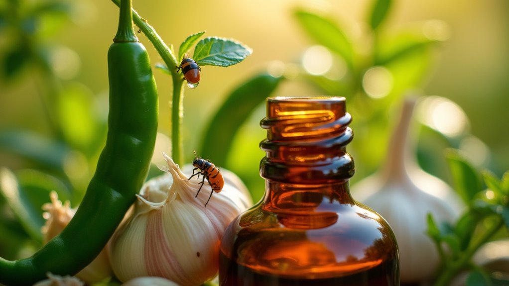 chili garlic aphid spray
