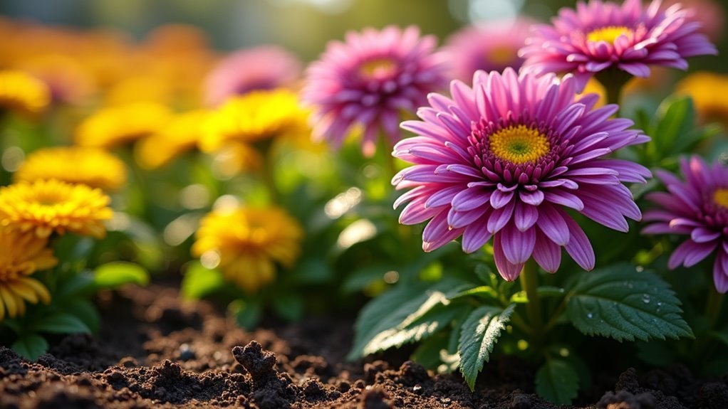 chrysanthemums beauty and protection