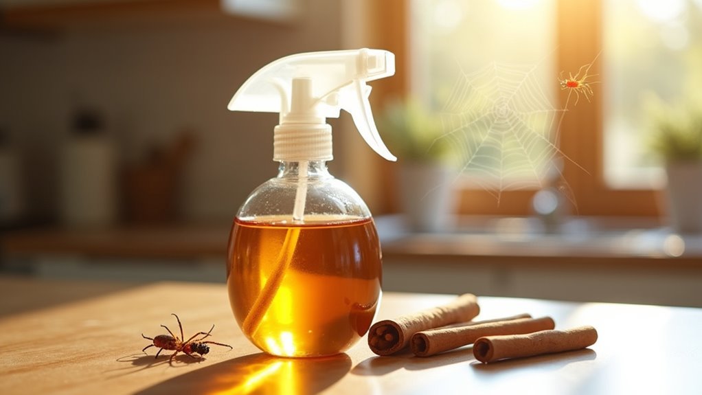 cinnamon natural spider deterrent