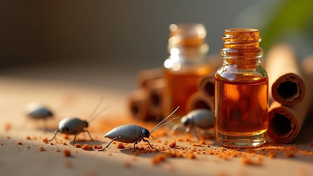cinnamon oil disrupts silverfish survival