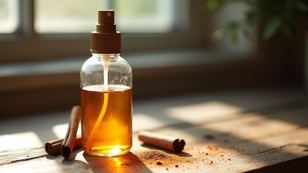 cinnamon spray repels spiders