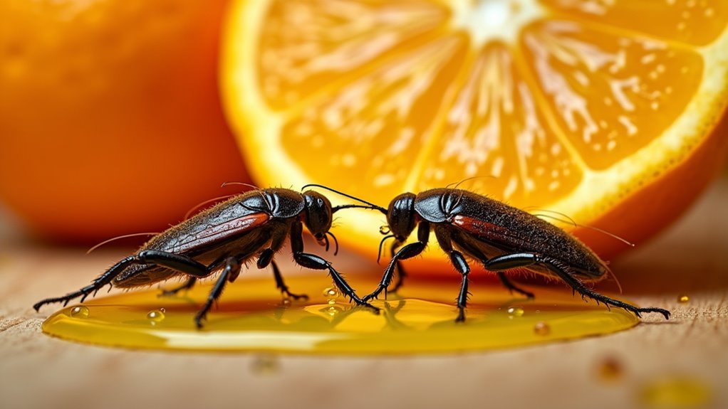 citrus oil dissolves exoskeletons