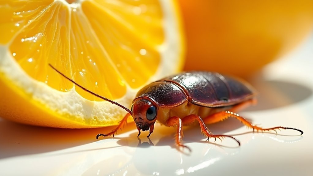 citrus oil repels cockroaches