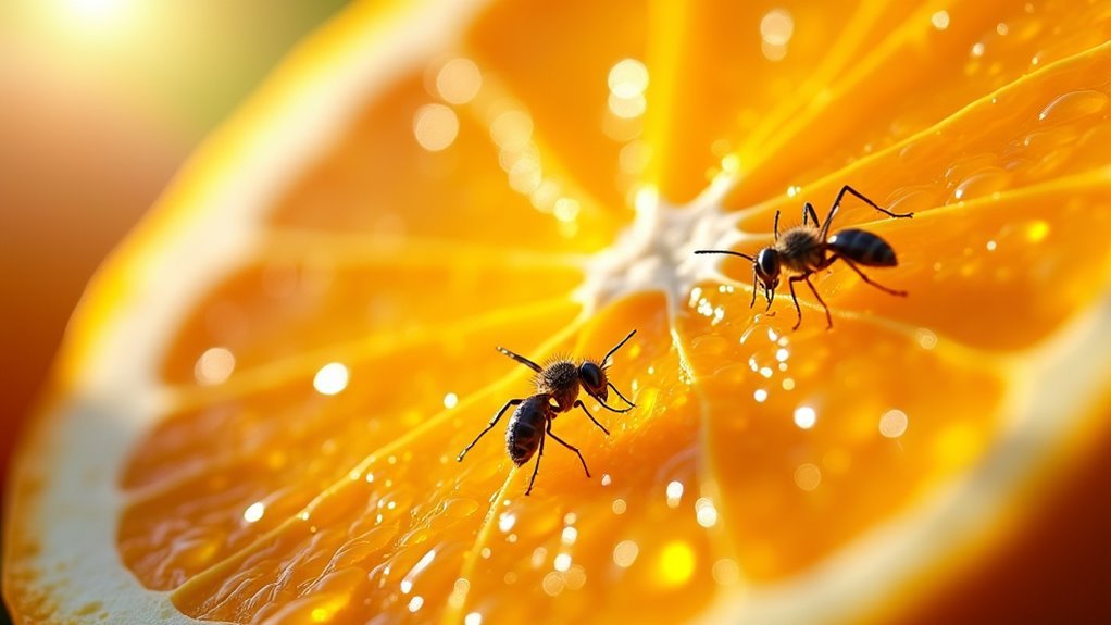 citrus oil repels insects