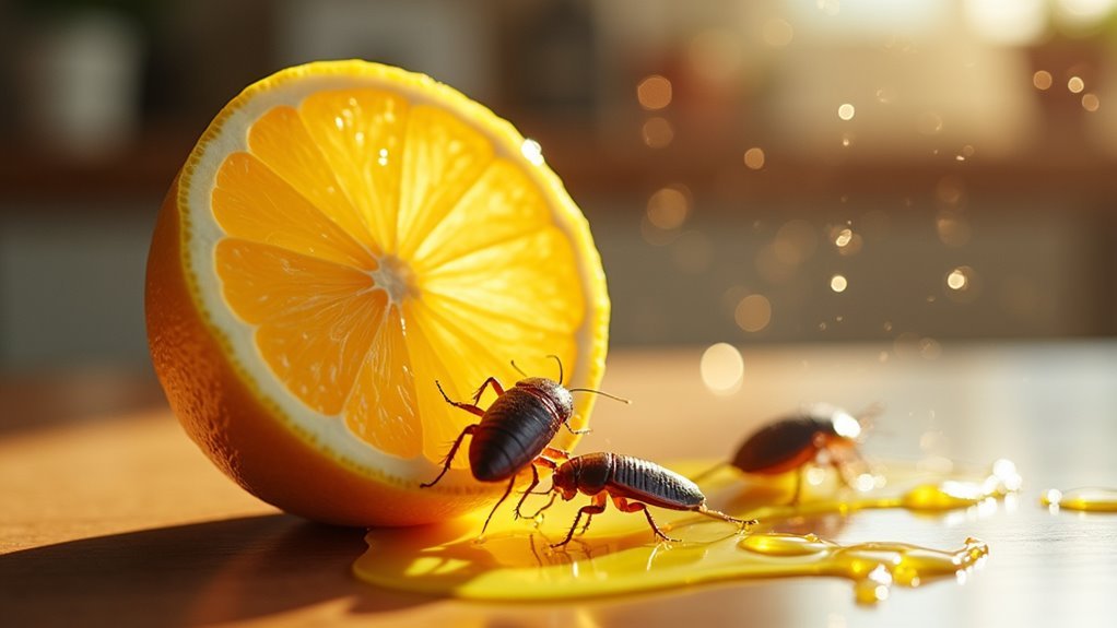 citrus oil roach elimination strategy