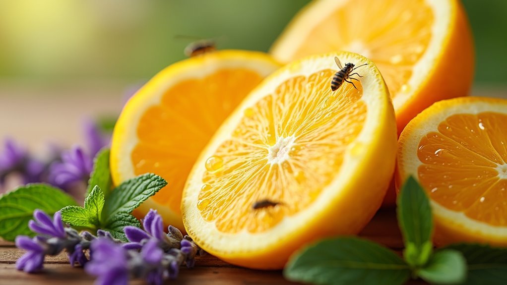 citrus oils repel insects effectively