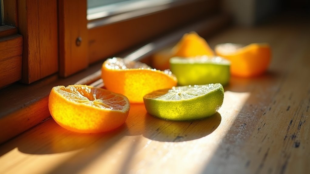 citrus peel roach barrier