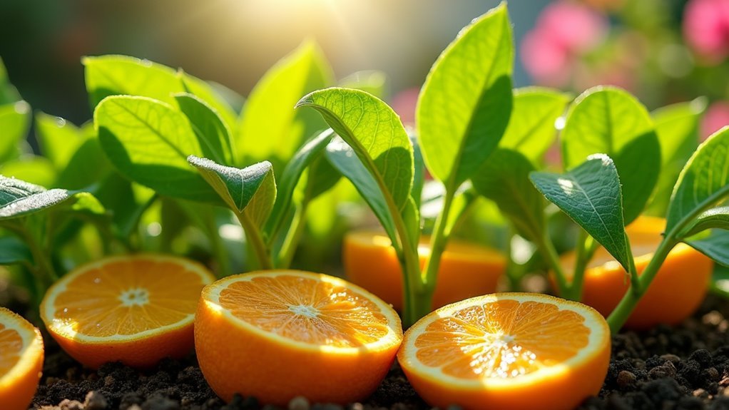 citrus peels attract pests