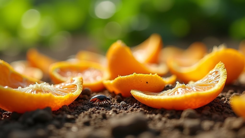 citrus peels attract unwanted pests