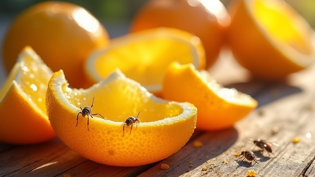 citrus peels effectively combat fleas