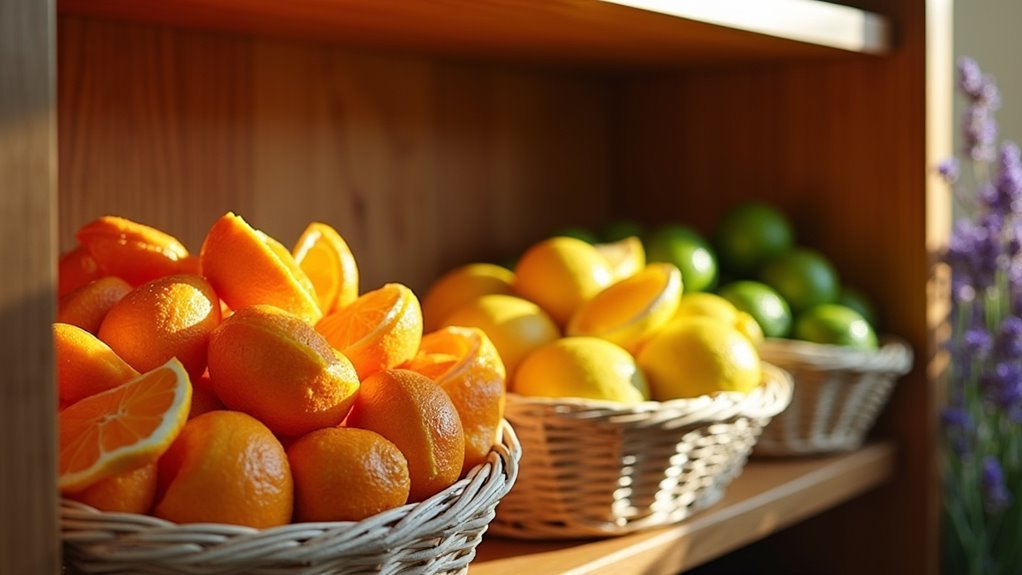 citrus peels repel moths