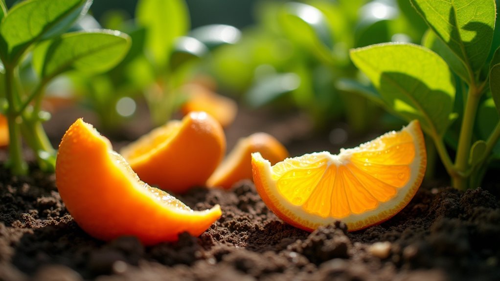citrus spray repels garden pests