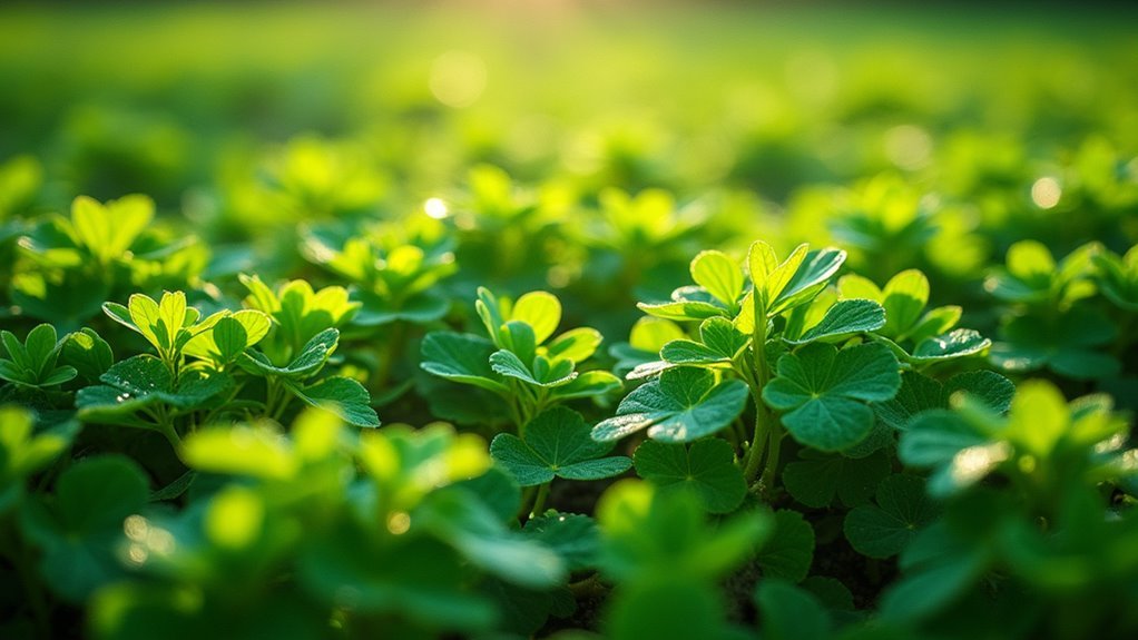 clover benefits pest control