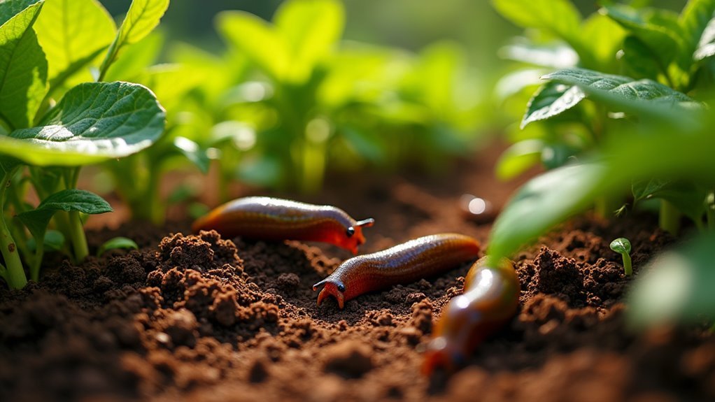 coffee grounds deter slugs