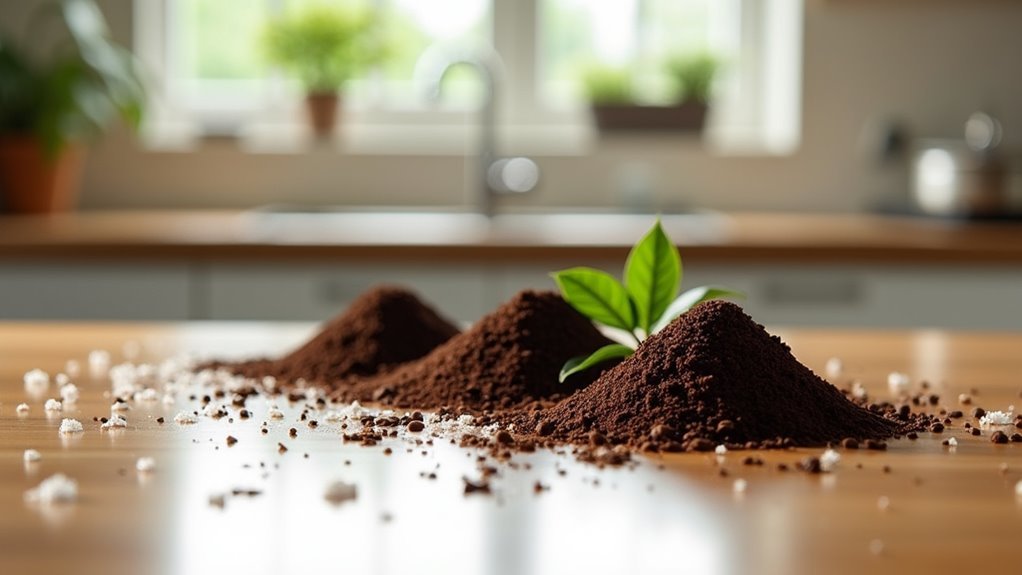 coffee grounds repel cockroaches