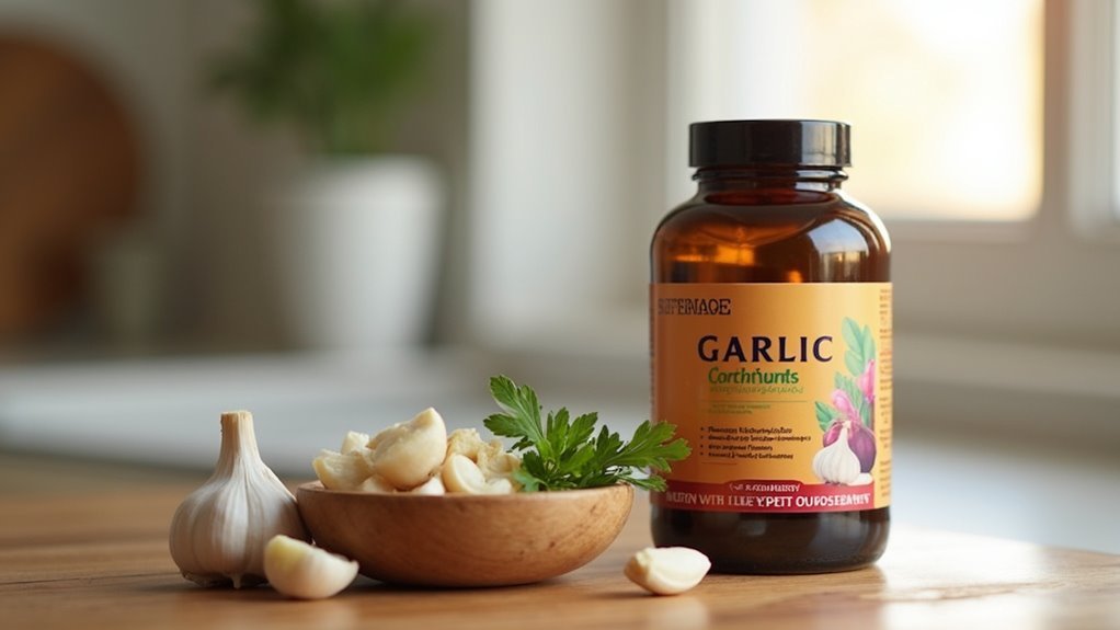 commercial garlic supplement advantages