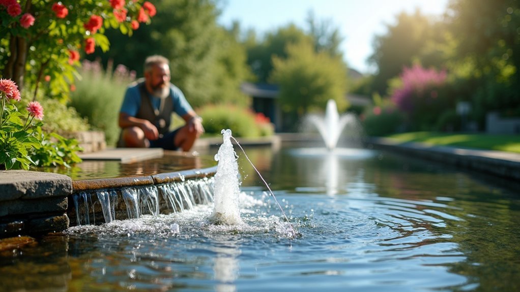 consistent water feature maintenance